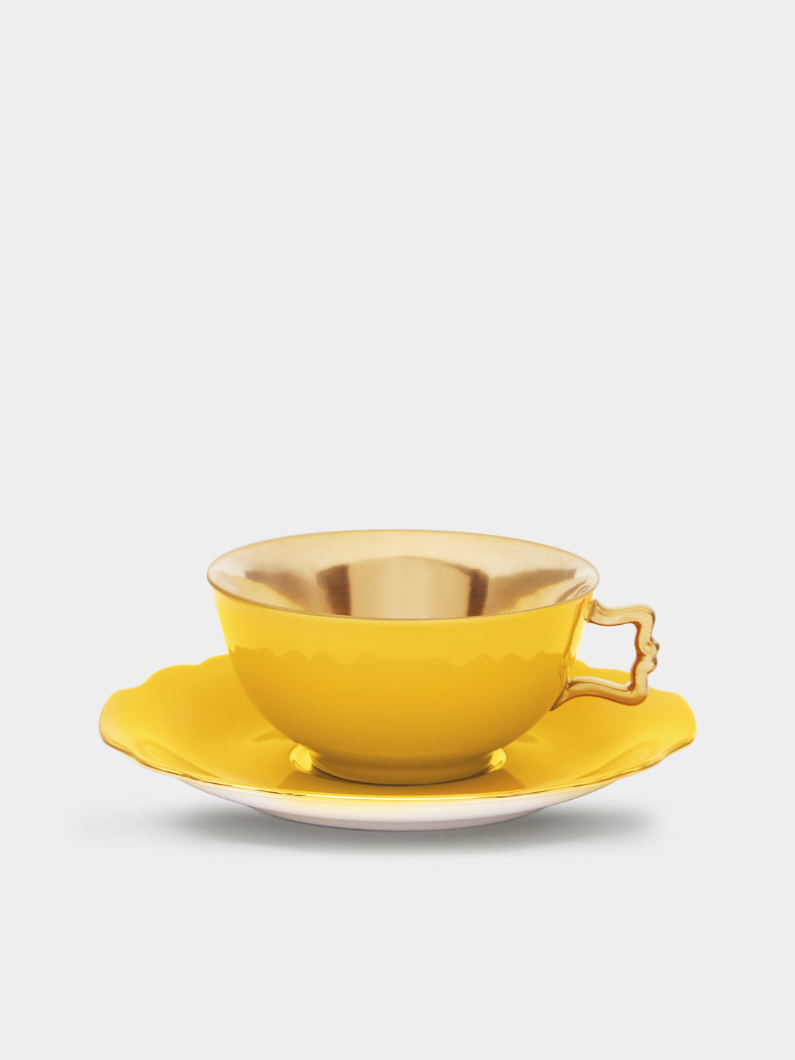 Augarten - Belvedere Hand-Painted Porcelain Coffee & Tea Collection - Yellow - ABASK