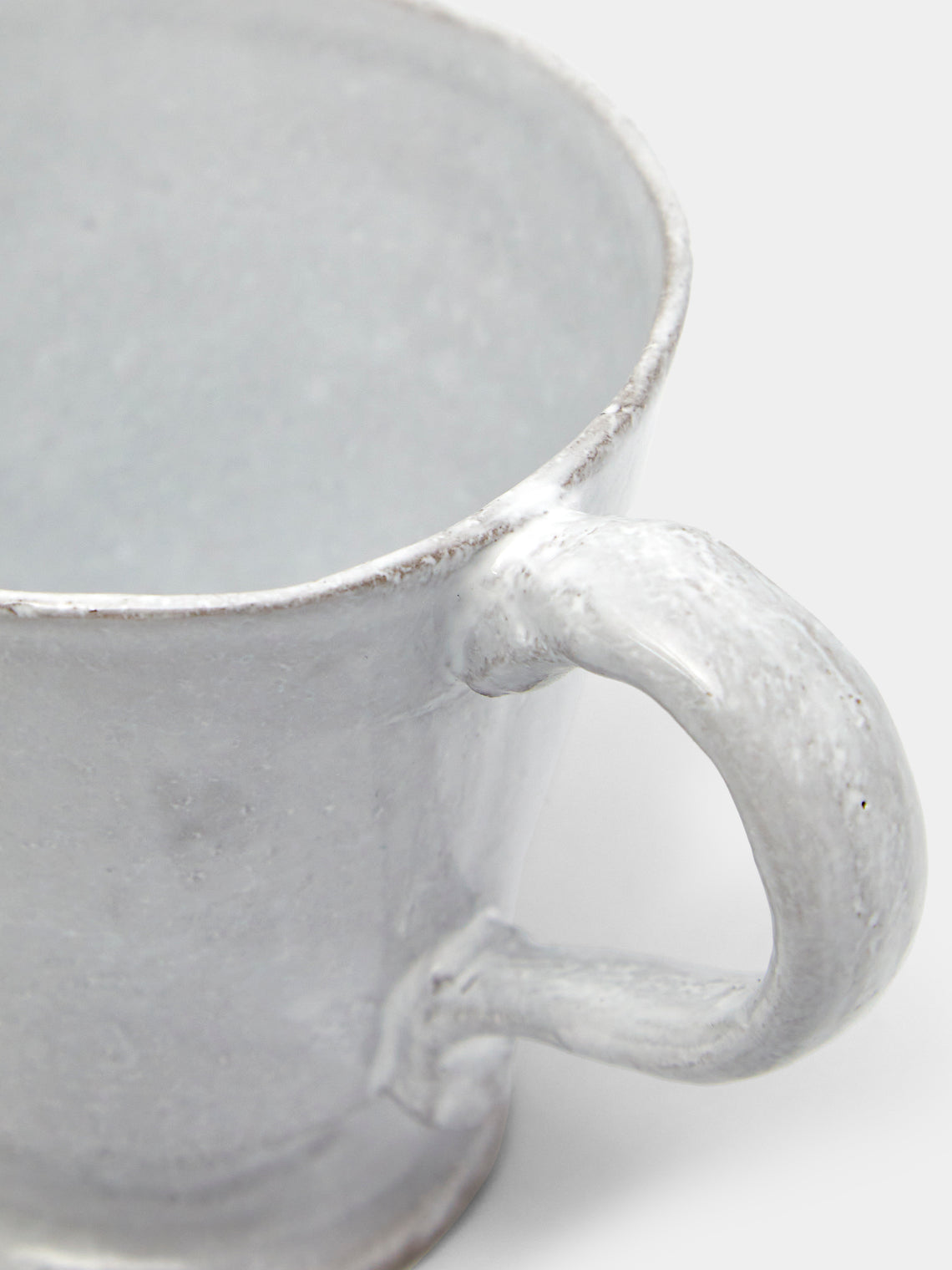 Astier de Villatte - Elisabeth Hand-Glazed Ceramic Teacup - White - ABASK