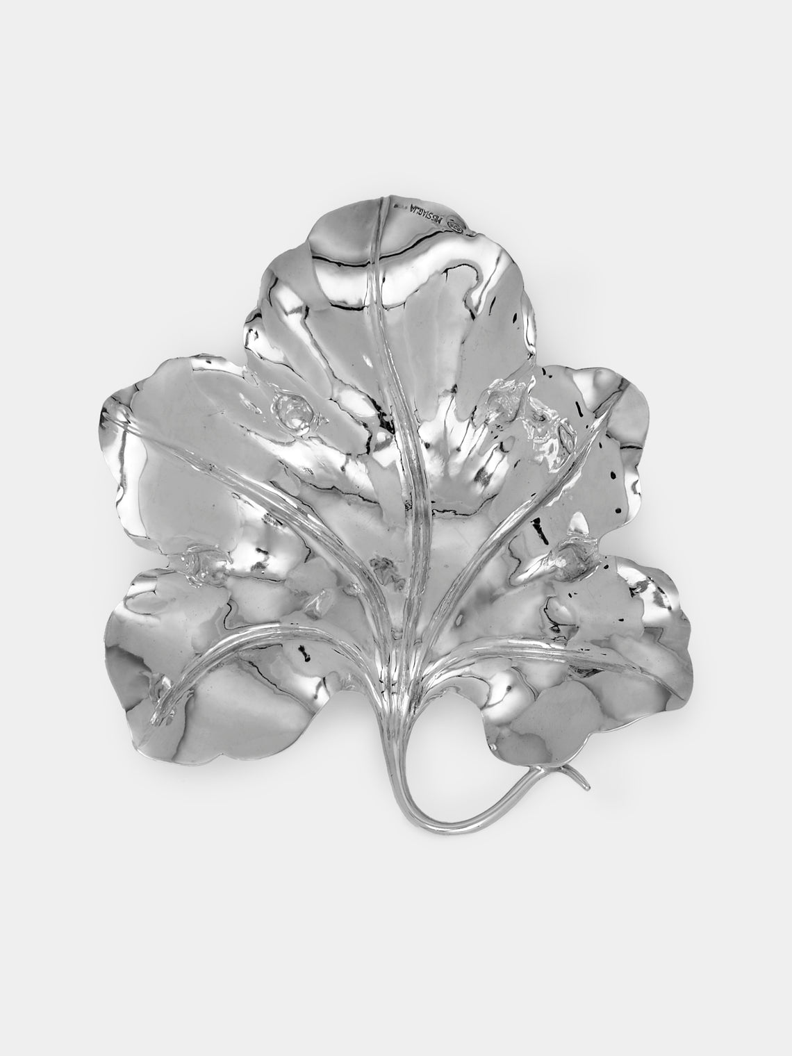 Antique and Vintage - 1970s Buccellati Solid Silver Marsilea Leaf - Silver - ABASK