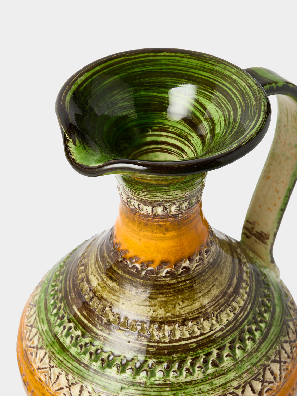 Antique and Vintage - 1970s Bitossi Ceramiche Sahara Ceramic Vase (8in/21cm) - Multiple - ABASK