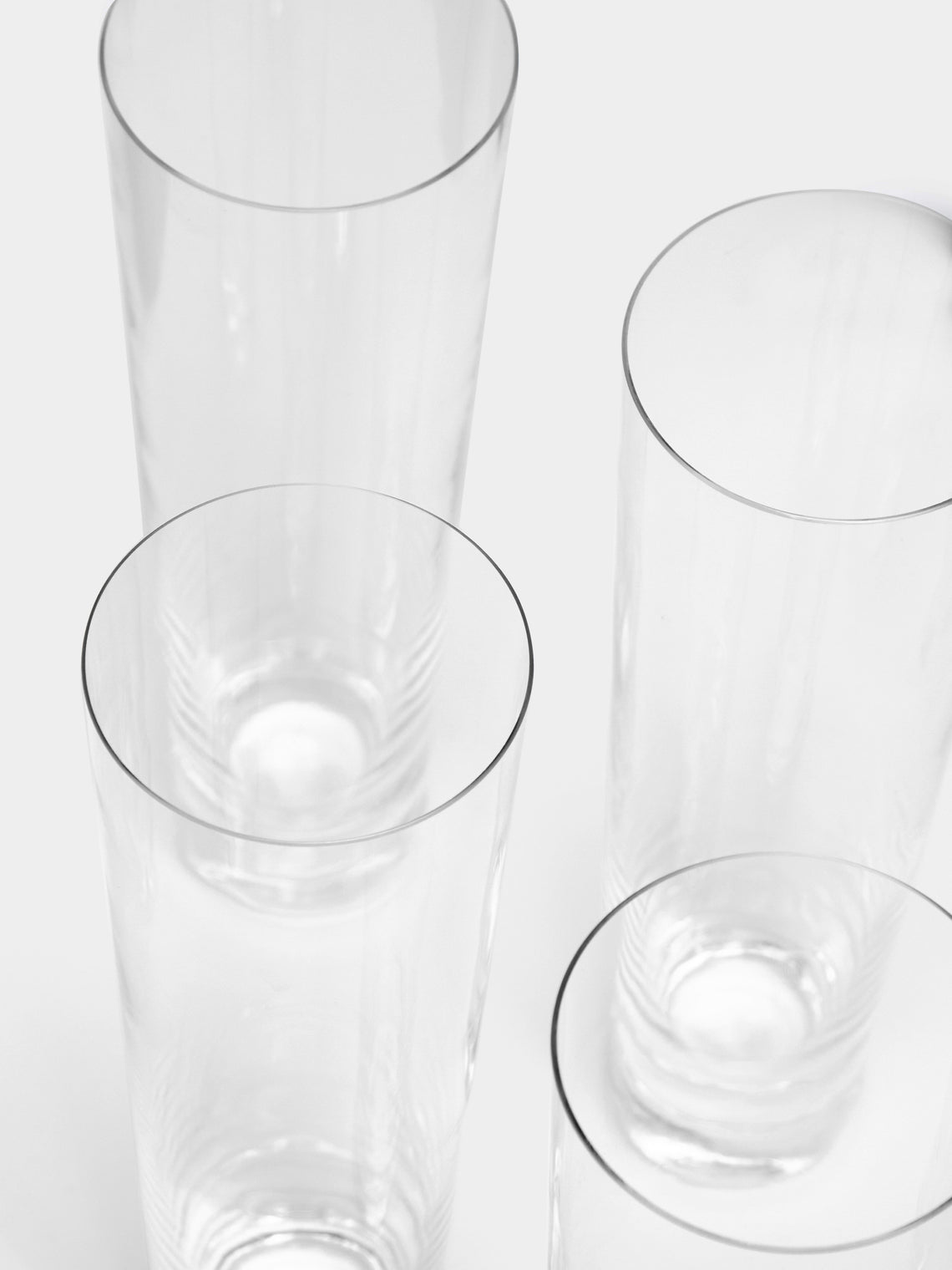 Deborah Ehrlich - Hand-Blown Crystal Champagne Glasses (Set of 4) -  - ABASK