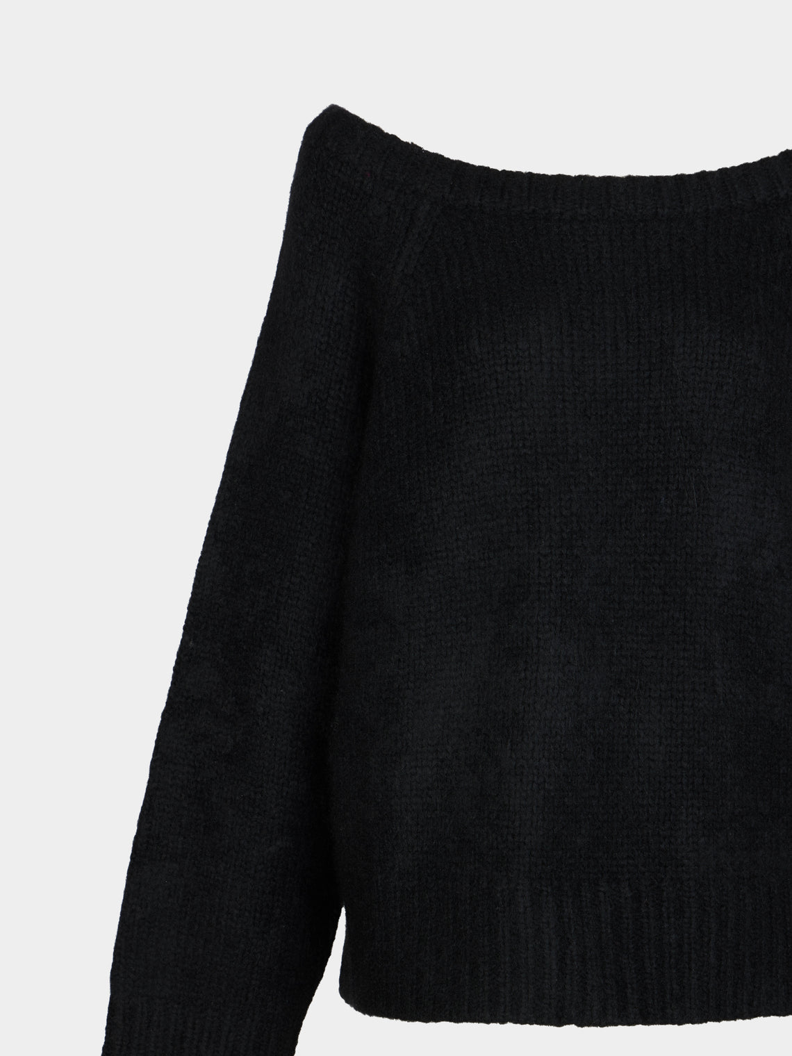 Ryan Roche - Cloud Cashmere and Silk Oversized Boat-Neck Sweater | Size: S - Black - ABASK