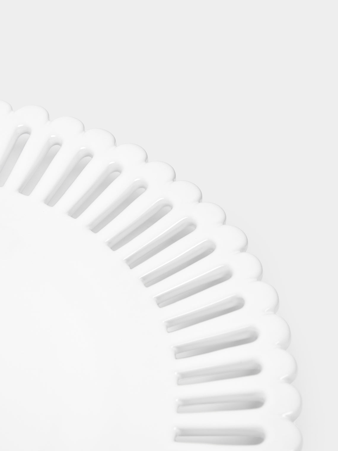 Bourg Joly Malicorne - Bourg-Joly Openwork Ceramic Charger Plate -  - ABASK