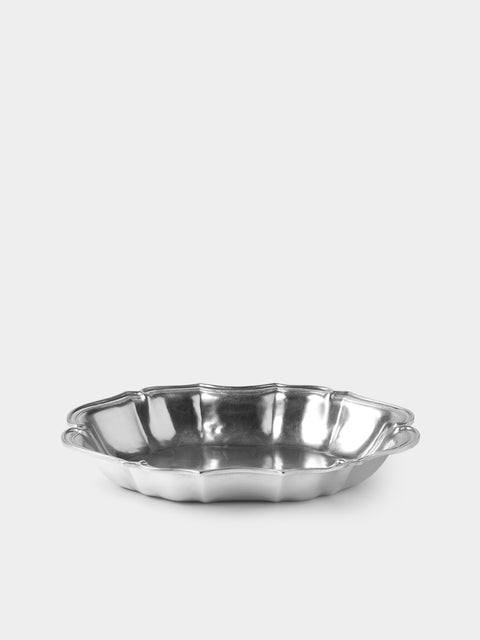 Cosi Tabellini - Malta Pewter Bread Bowl - Silver - ABASK