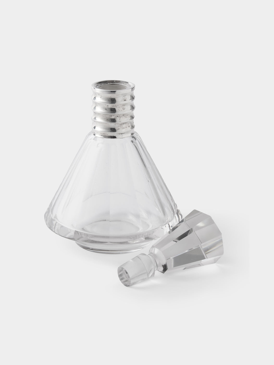 Antique and Vintage - 1933 Art Deco Milanese Miracoli Crystal Decanter - Clear - ABASK