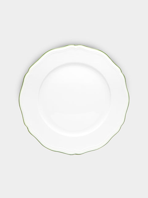 Raynaud - Touraine Hand-Painted Porcelain Dinner Plate - Green - ABASK - 