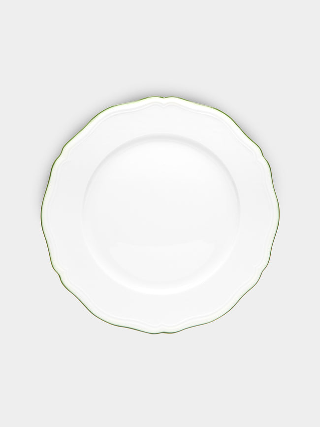 Raynaud - Touraine Hand-Painted Porcelain Dinner Plate - Green - ABASK - 