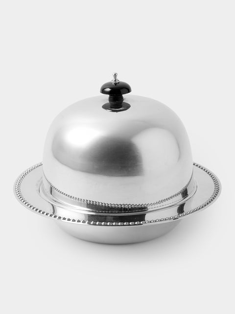 Antique and Vintage - 1920s Silver-Plated Lidded Dish - Silver - ABASK - 