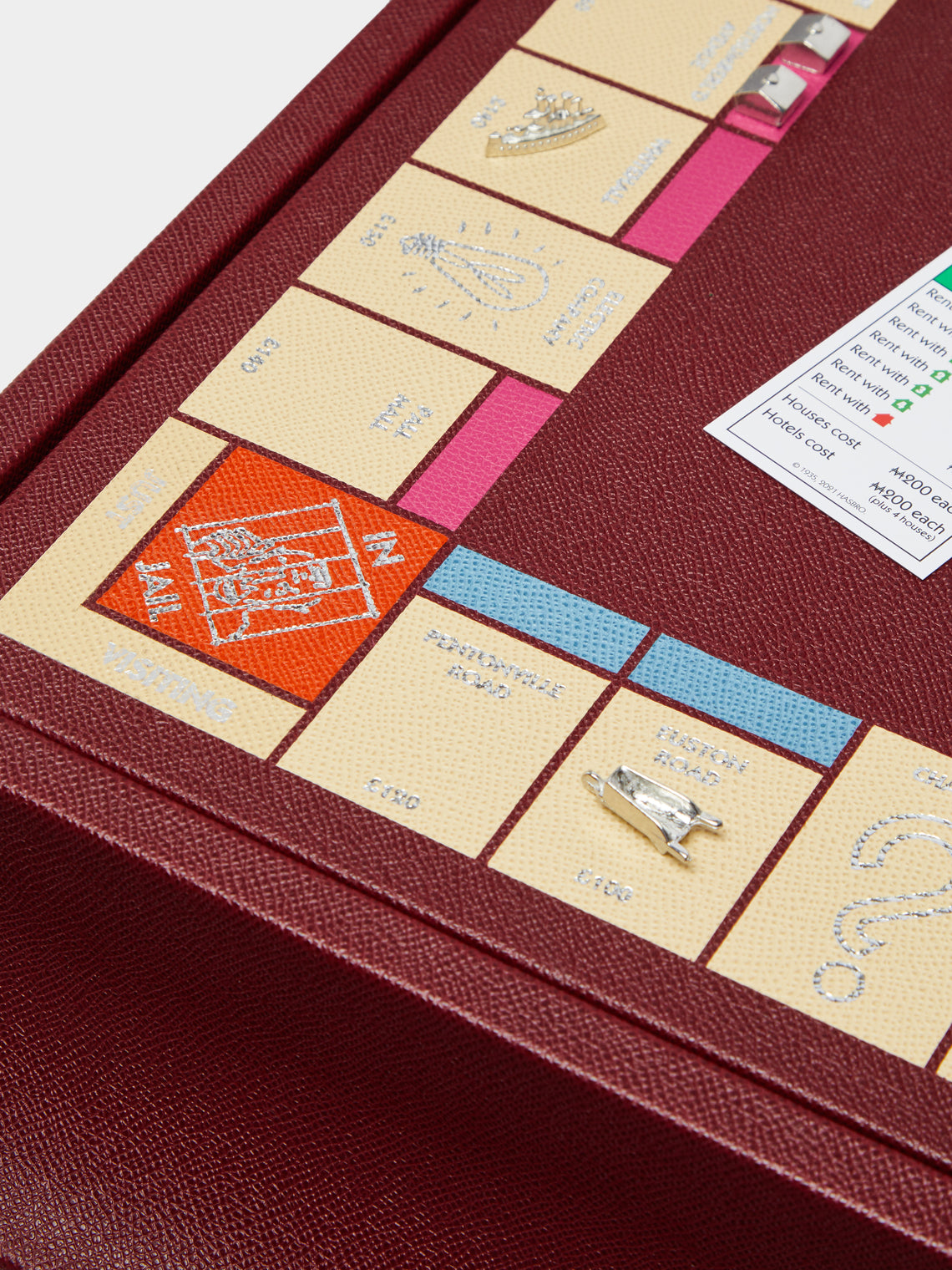 Geoffrey Parker - Leather Monopoly Set -  - ABASK