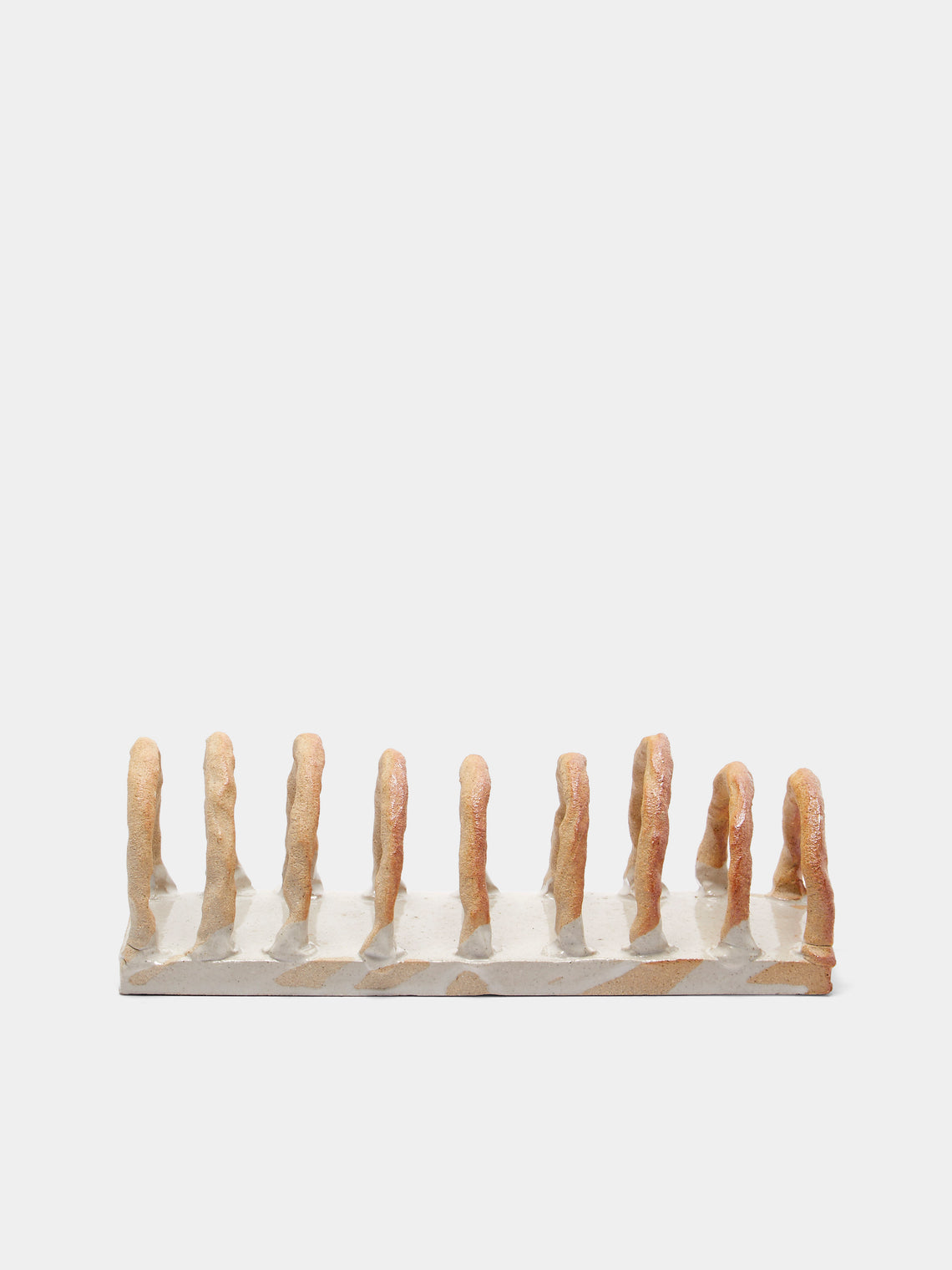 Estudio Vernís - Wood-Fired Stoneware Toast Rack - White - ABASK - 