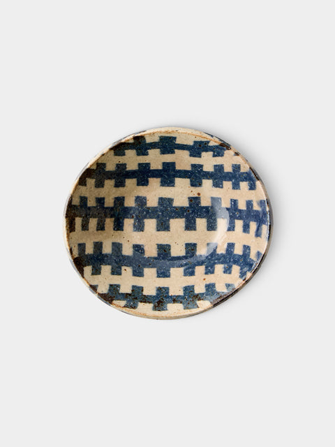 Makidani-gama - Nerikomi Ceramic Small Oval Bowls (Set of 5) - Multiple - ABASK - 