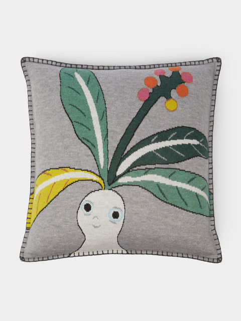 Loewe Home - Mandrake Wool Cushion -  - ABASK - 
