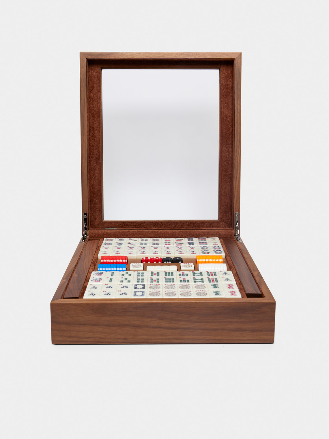 Agresti - Walnut Mahjong Set -  - ABASK