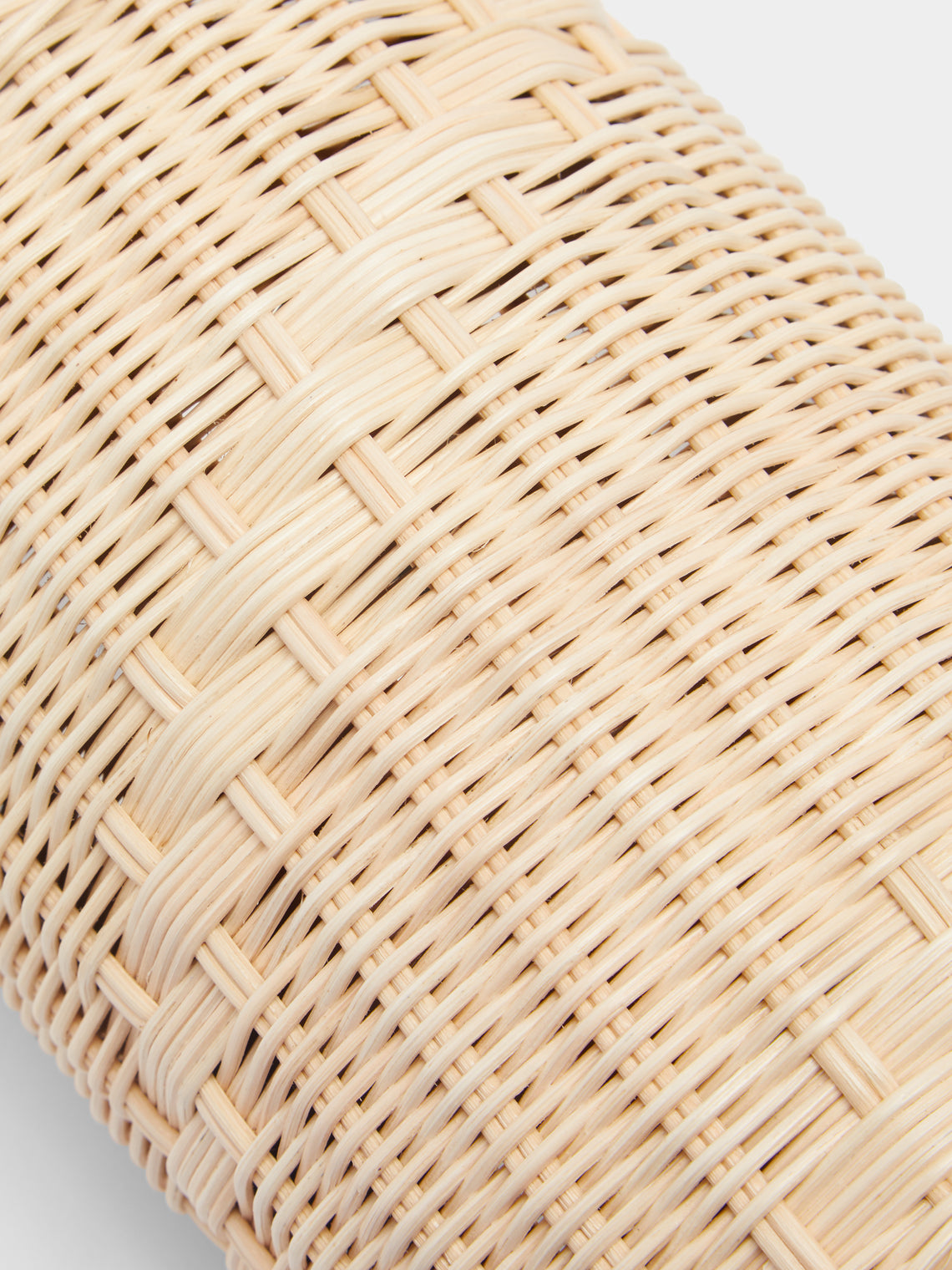 Mila Maurizi - Primula Handwoven Wicker and Steel Bottle Cooler -  - ABASK