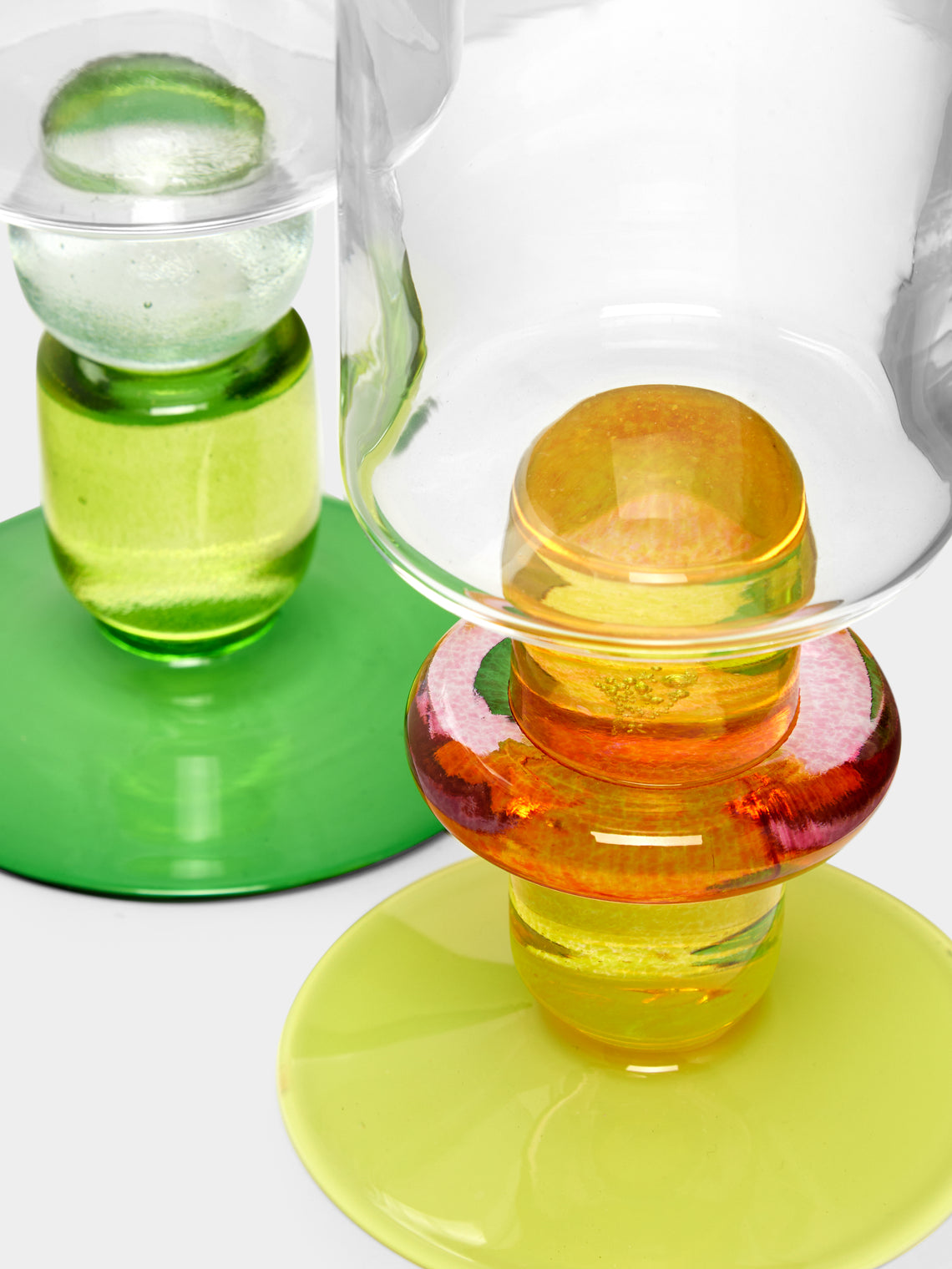 Gather - Miami Hand-Blown Wine Glasses (Set of 2) -  - ABASK