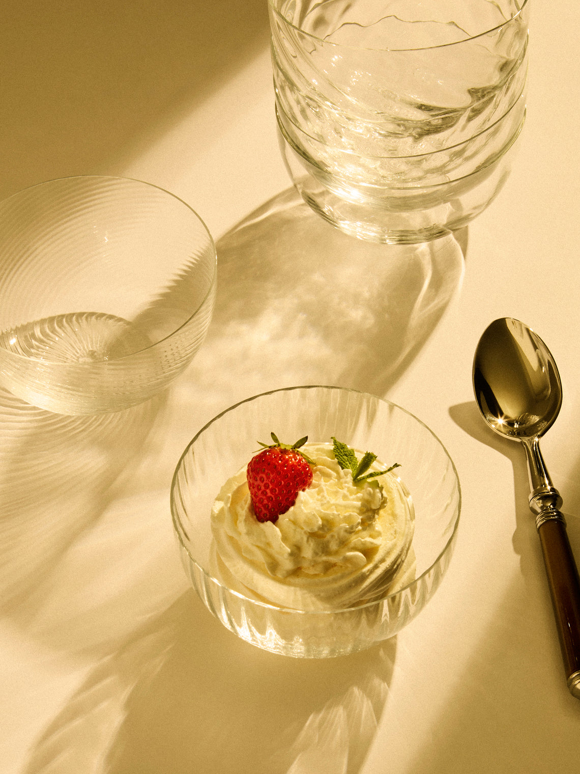 NasonMoretti - | Set of 6 | Idra Hand-Blown Murano Glass Dessert Bowls - Clear - ABASK