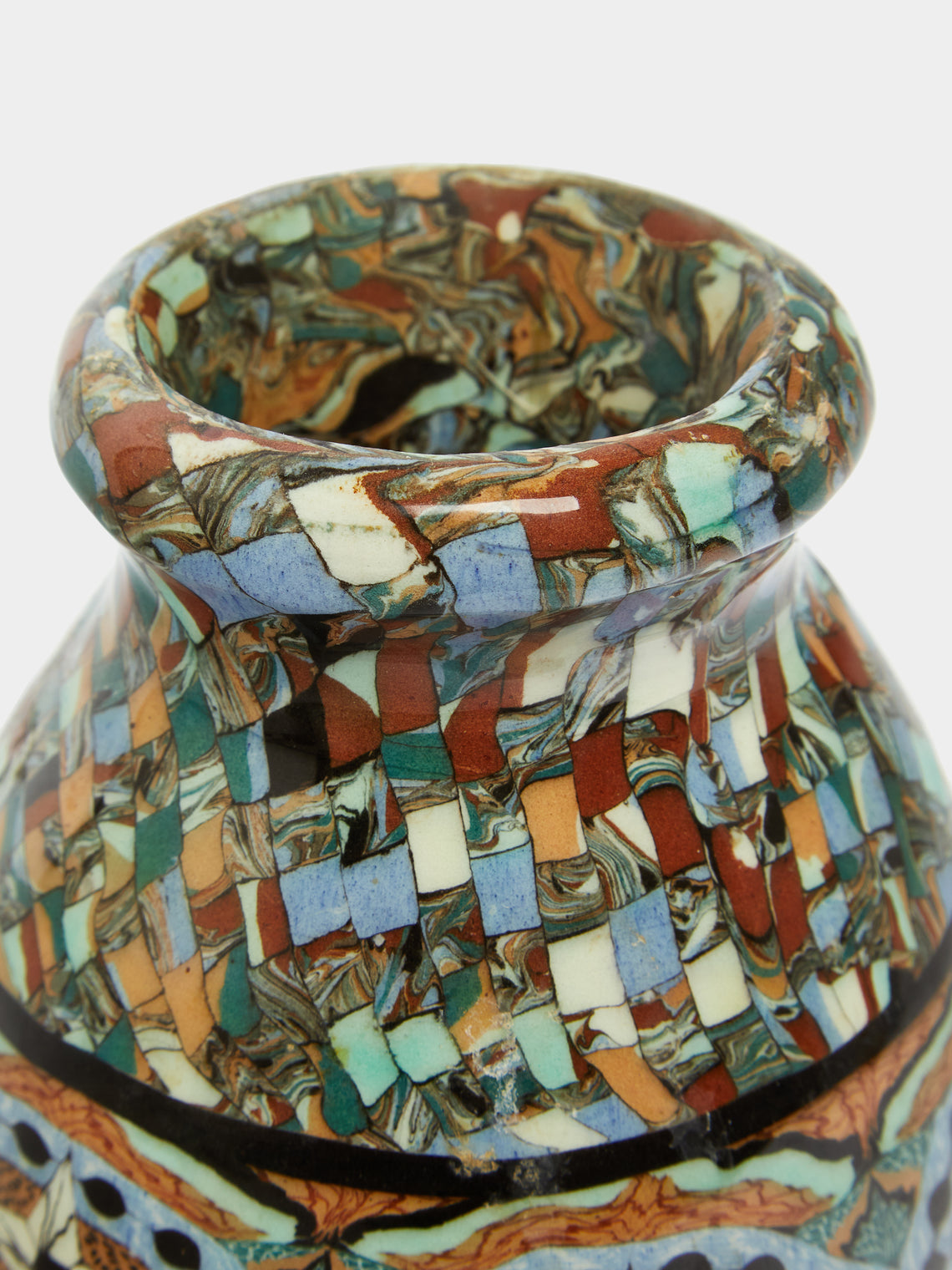 Antique and Vintage - 1950s Jean Gerbino Vallauris Ceramic Vase -  - ABASK