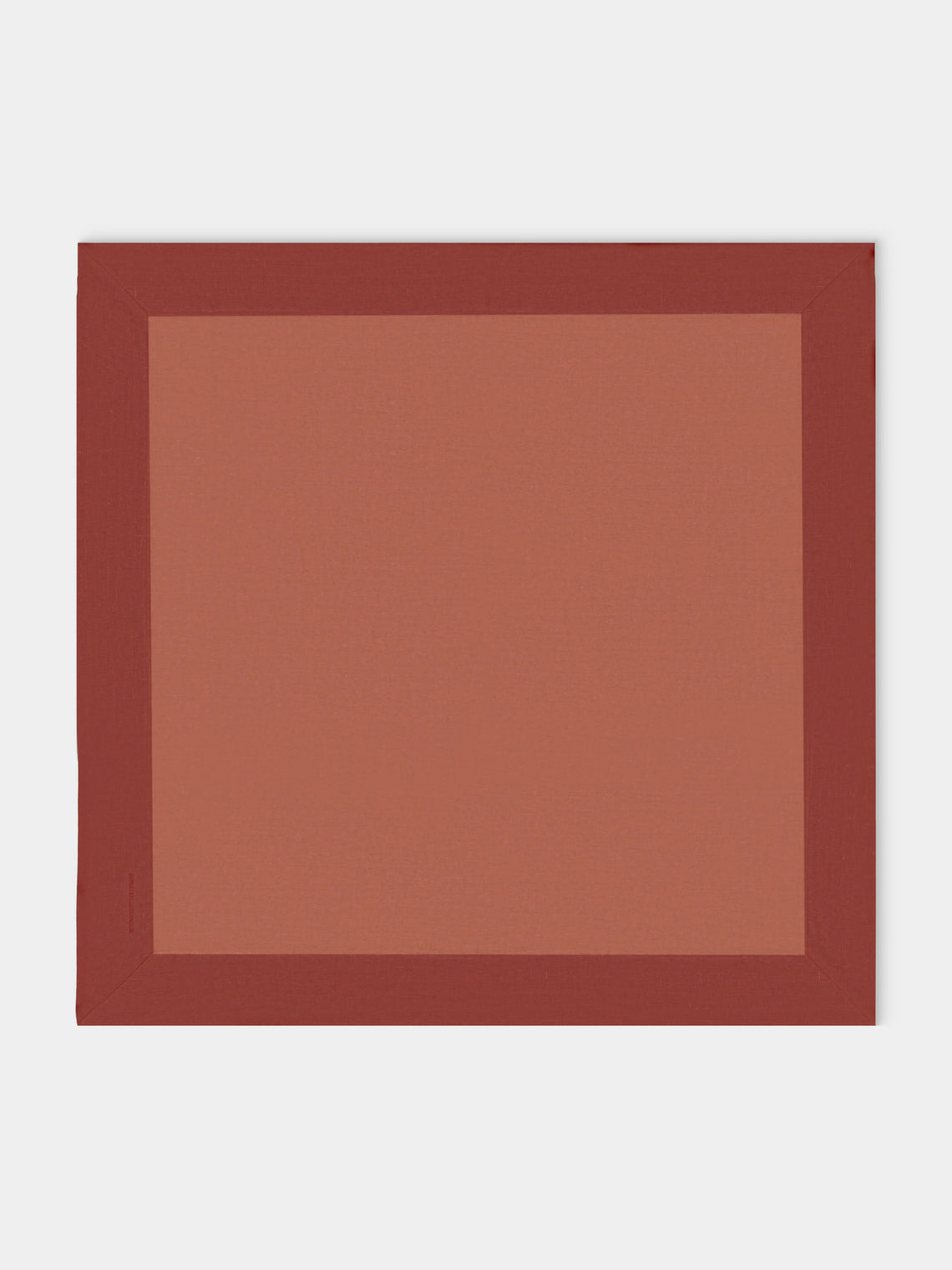 Borgo delle Tovaglie - Bauhaus Linen Square Tablecloth - Orange - ABASK