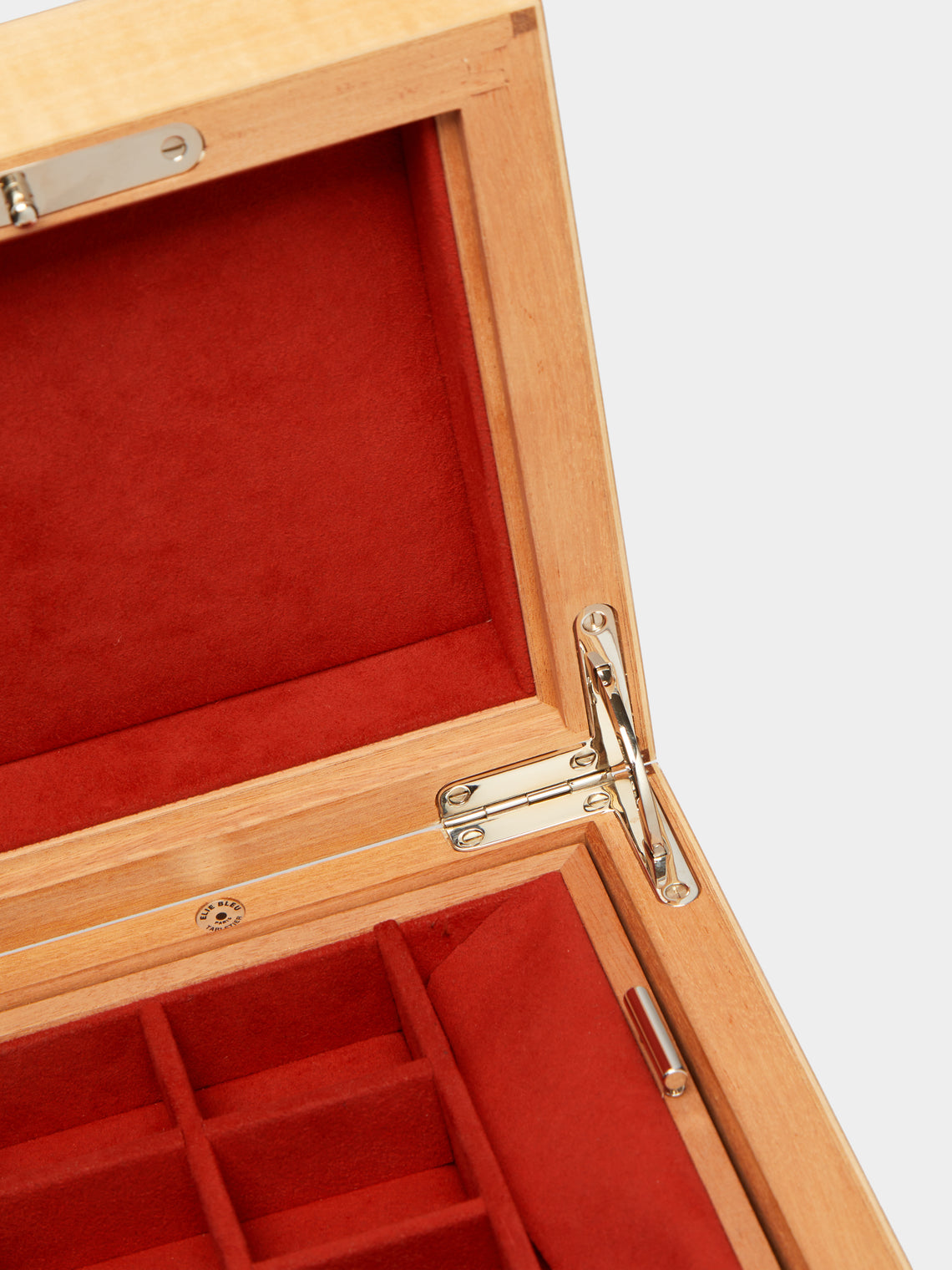 Elie Bleu - Vanities Love Marquetry Sycamore Jewellery Box - ABASK