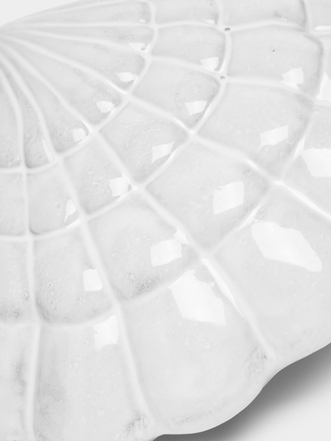 Astier de Villatte - Shell Hand-Glazed Ceramic Box -  - ABASK