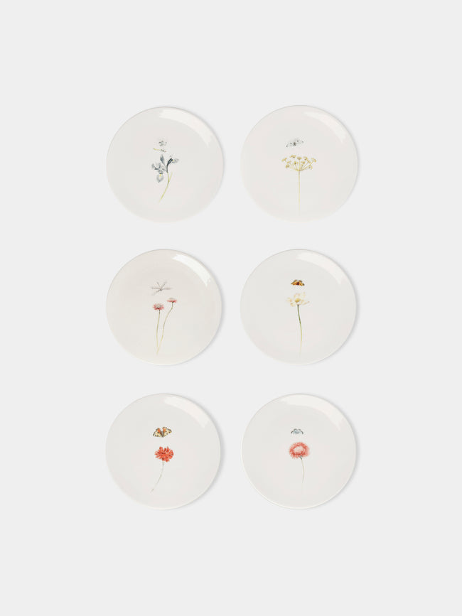 Laboratorio Paravicini - Bloom Ceramic Dessert Plates (Set of 6) -  - ABASK
