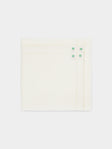 Anut - Art Deco Hand-Embroidered Linen Napkins (Set of 4) -  - ABASK - 