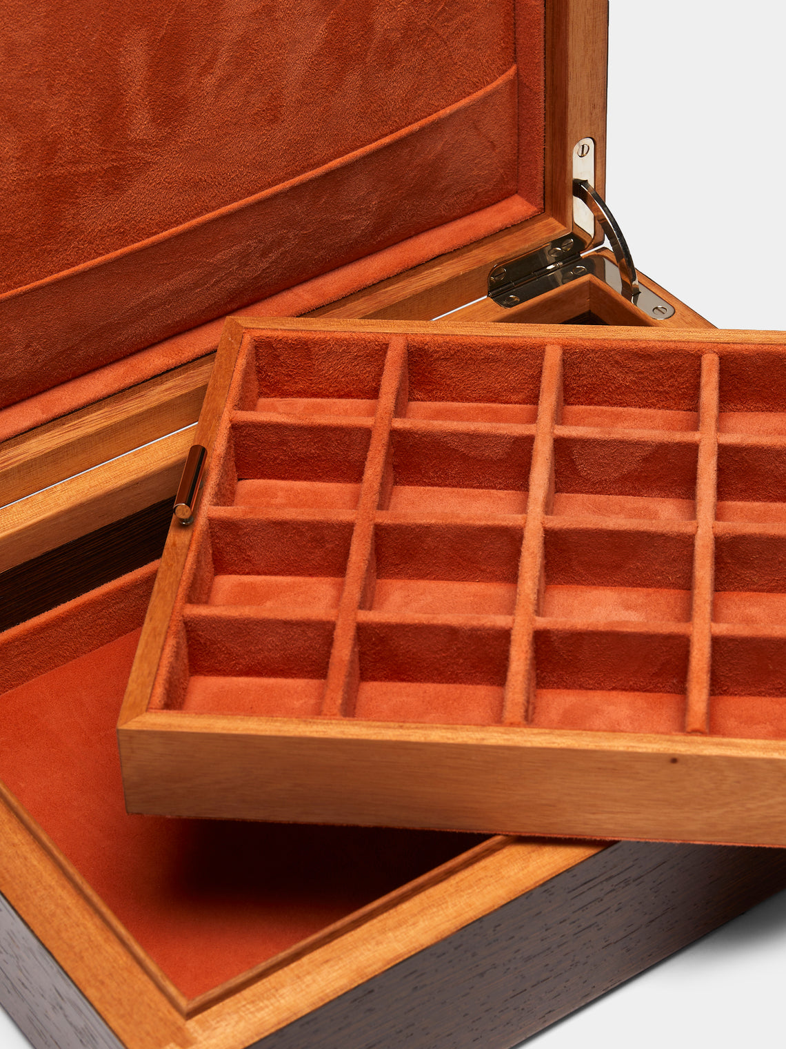 Elie Bleu - Wenge Jewelry and Watch Box - Brown - ABASK