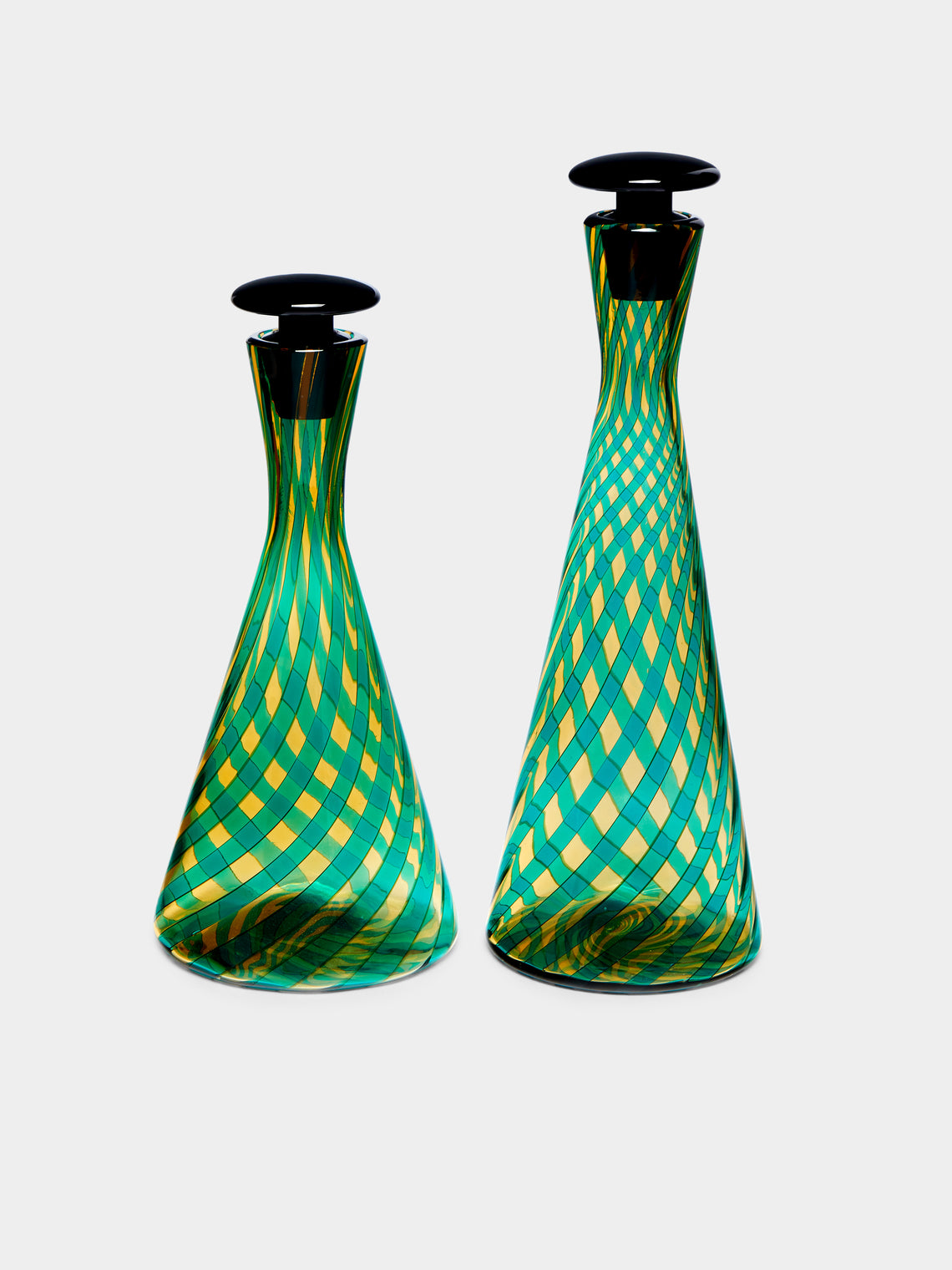 Antique and Vintage - 1920 Murano Glass Decanters (Set of 2) -  - ABASK - 