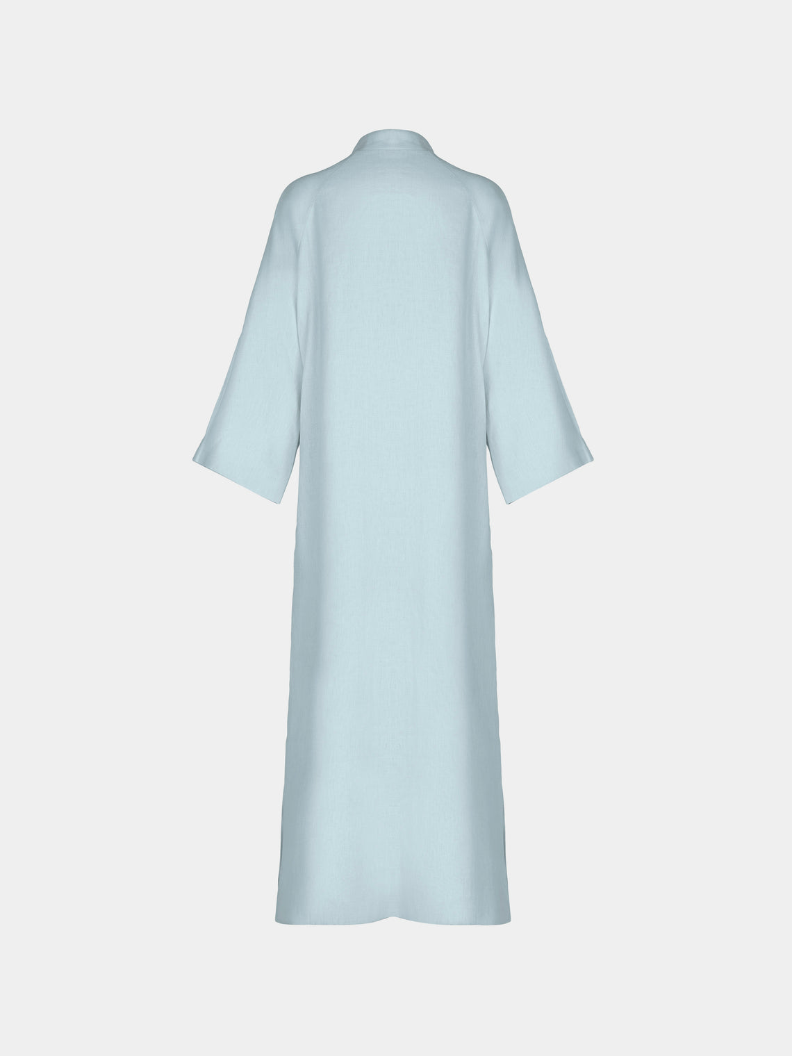 Yali Milano - The Portofino Linen Robe | Size: S - Light Blue - ABASK