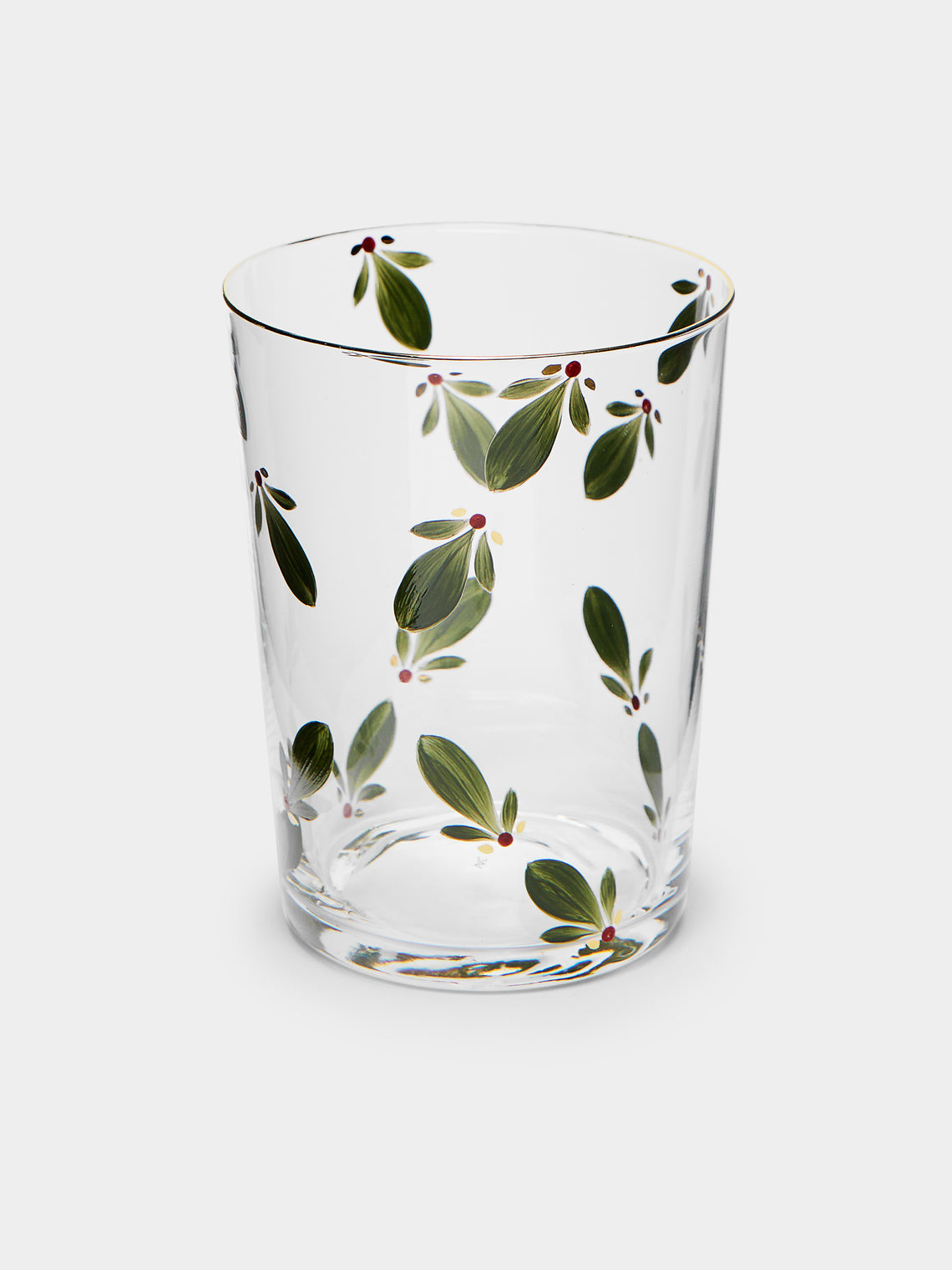 Los Vasos de Agua Clara - Zermatt Hand-Painted Glass Highballs (Set of 4) -  - ABASK