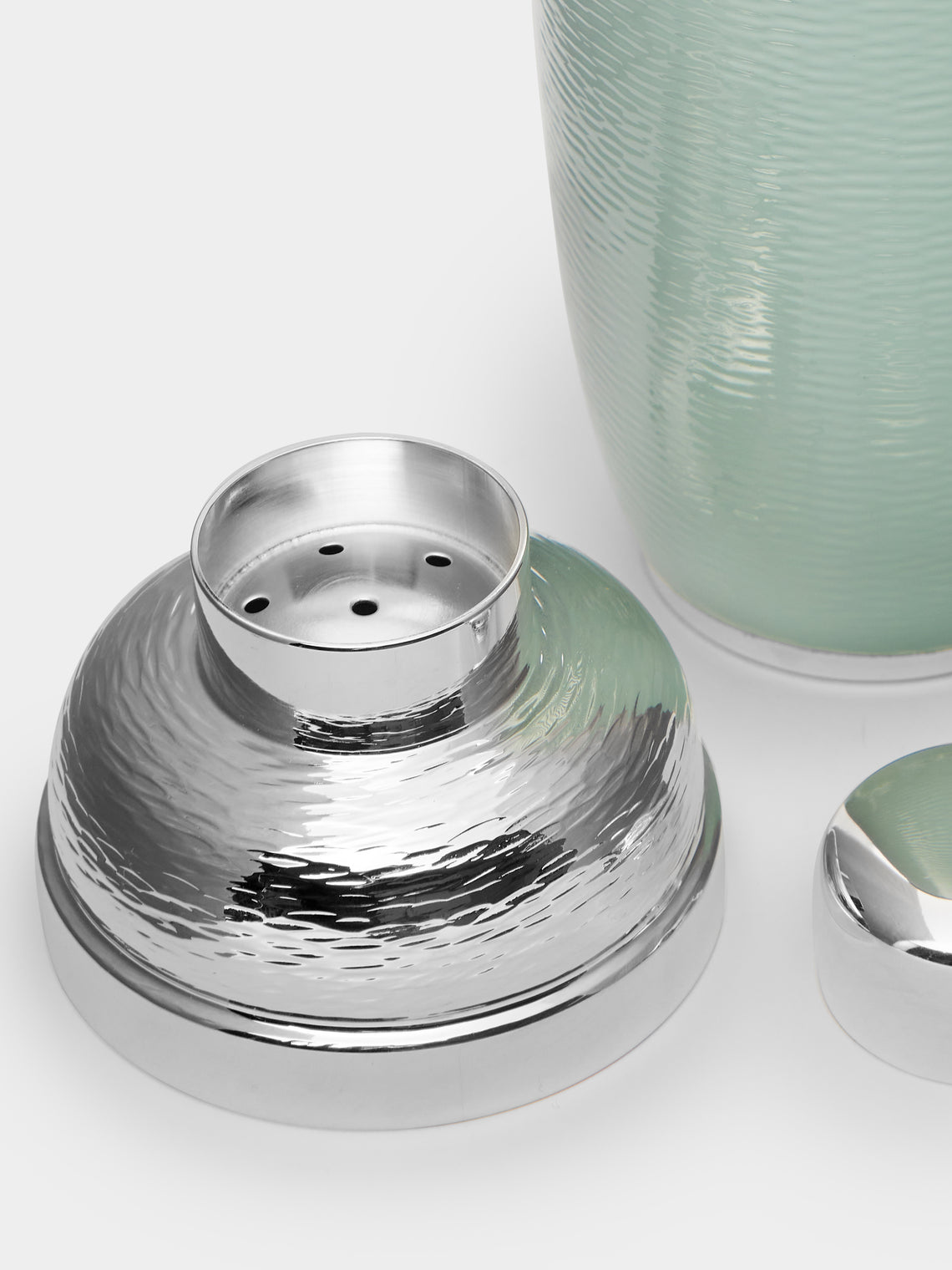 Zanetto - Enamelled Silver-Plated Cocktail Shaker -  - ABASK