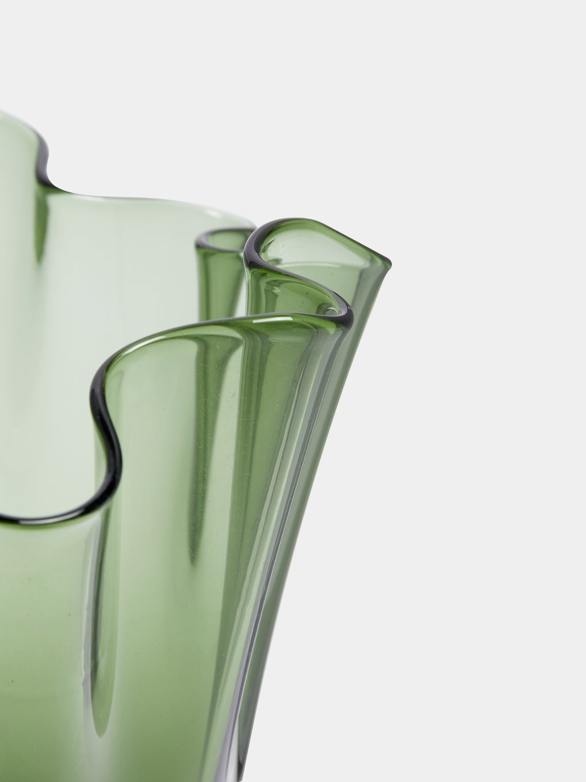 Venini - Fazzoletto Hand-Blown Murano Glass Small Vase -  - ABASK