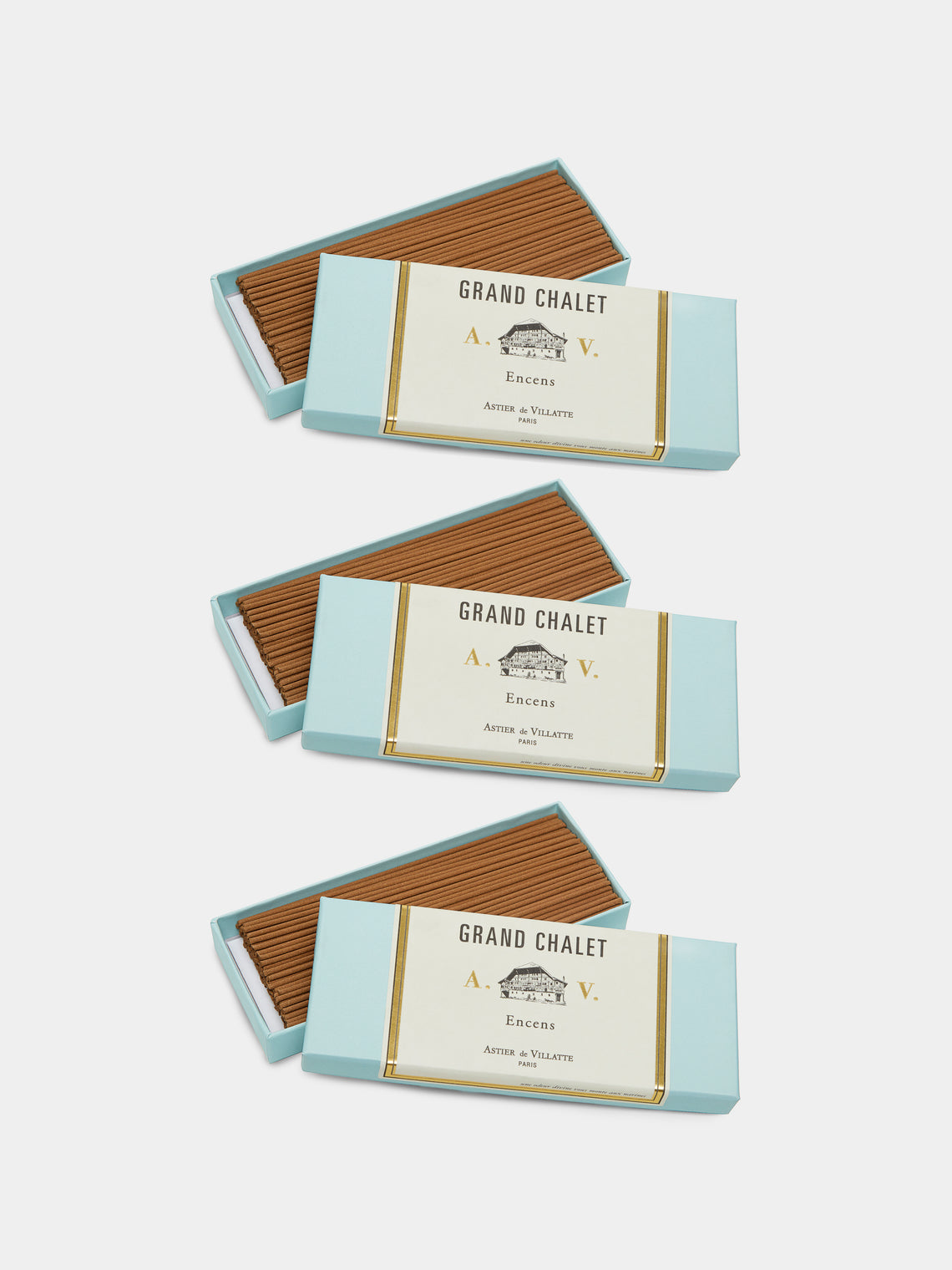 Astier de Villatte - Grand Chalet Incense (Set of 3) -  - ABASK