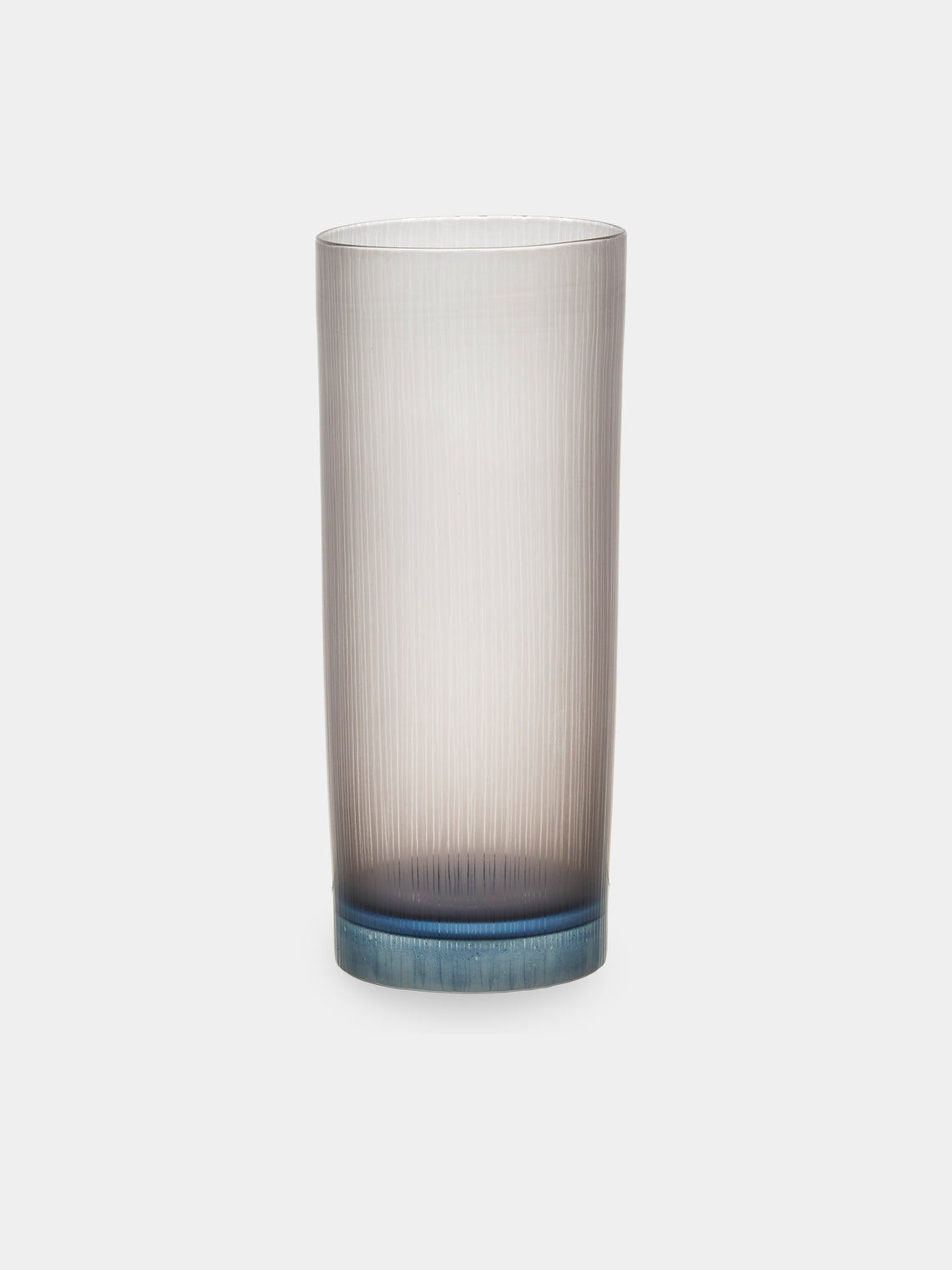 Takeyoshi Mitsui - Silence Hand-Blown Glass Highballs (Set of 2) - Gray - ABASK- 