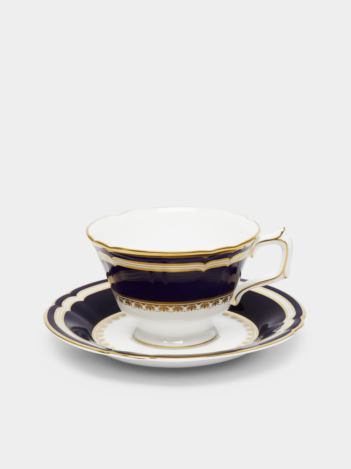 Royal Crown Derby - Ashbourne Bone China Teacup and Saucer -  - ABASK - 