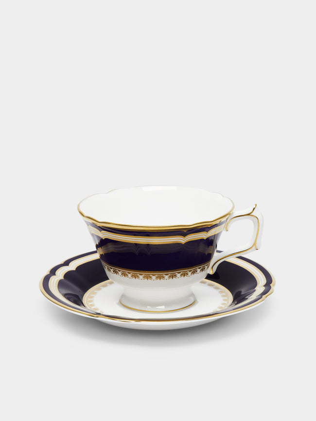 Royal Crown Derby - Ashbourne Bone China Teacup and Saucer -  - ABASK - 