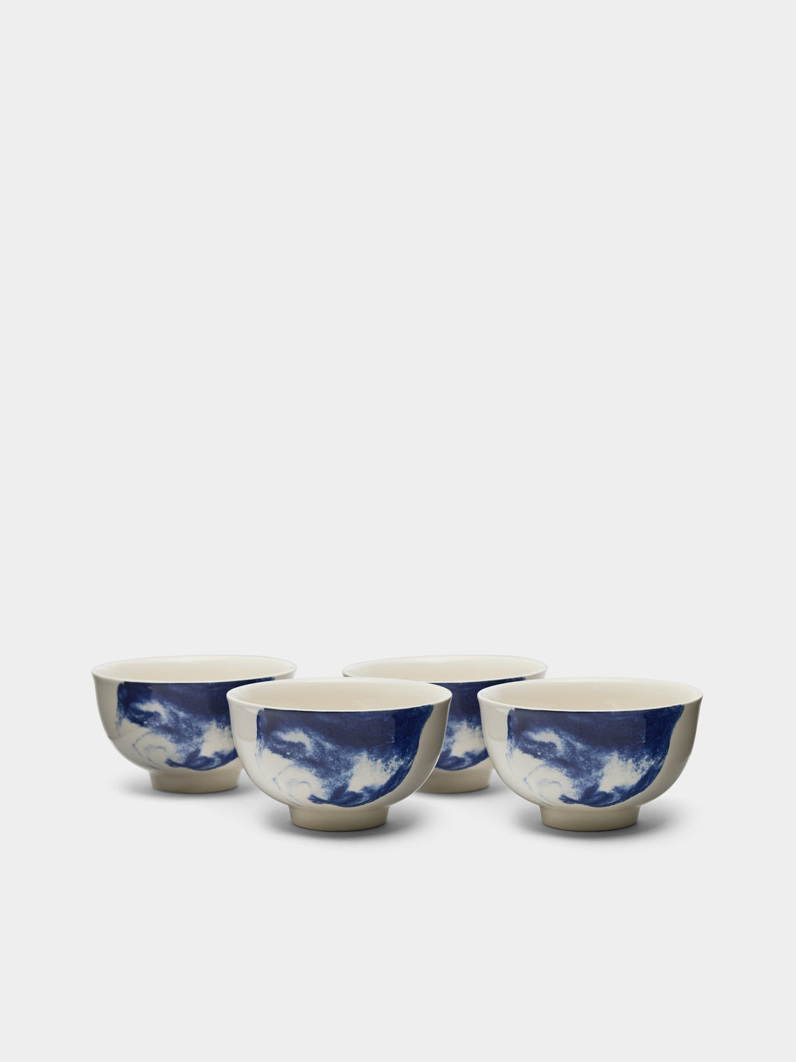 1882 Ltd. - Indigo Storm Ceramic Cups (Set of 4) -  - ABASK