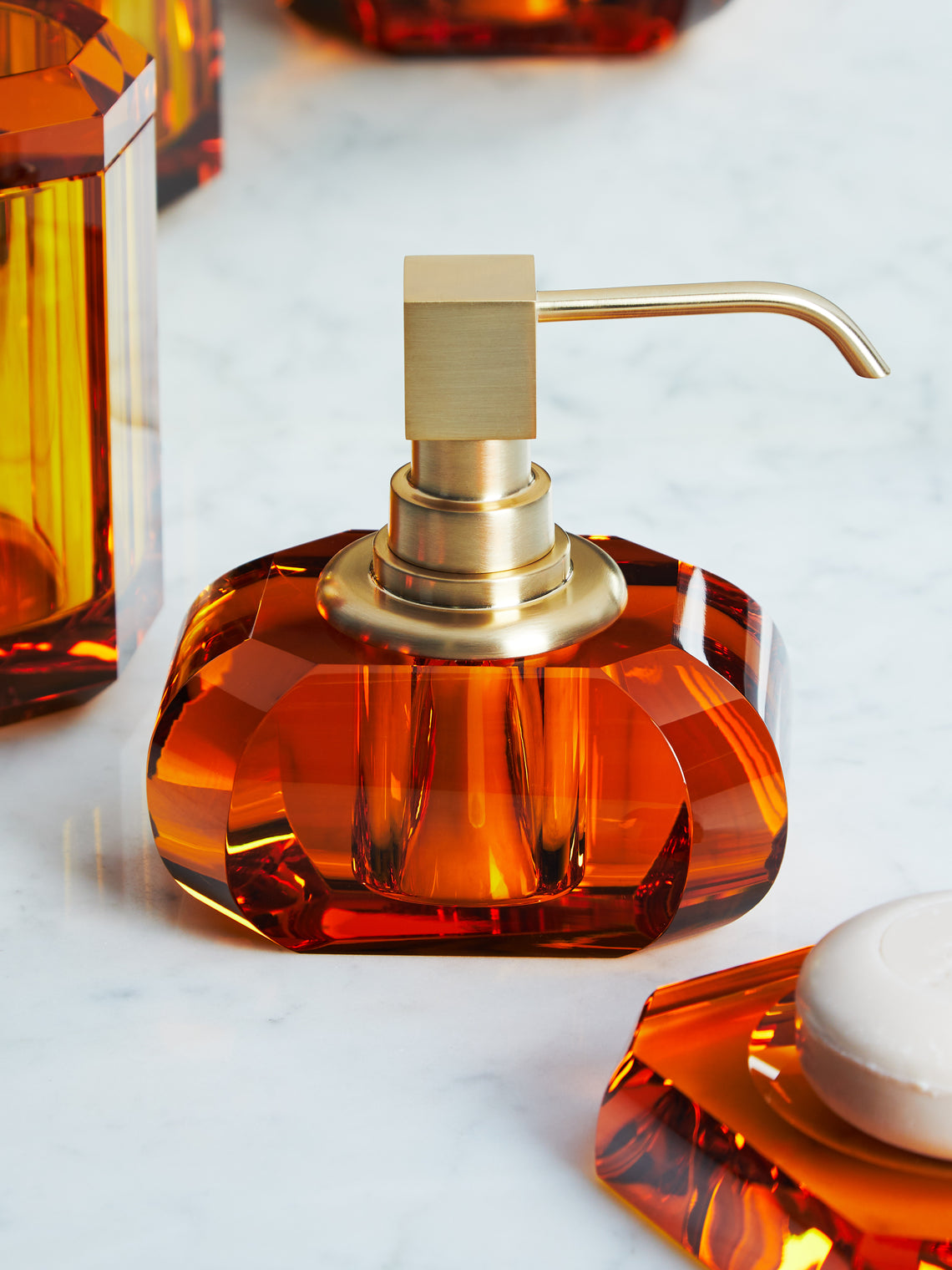 Decor Walther - Cut Crystal Soap Dispenser -  - ABASK