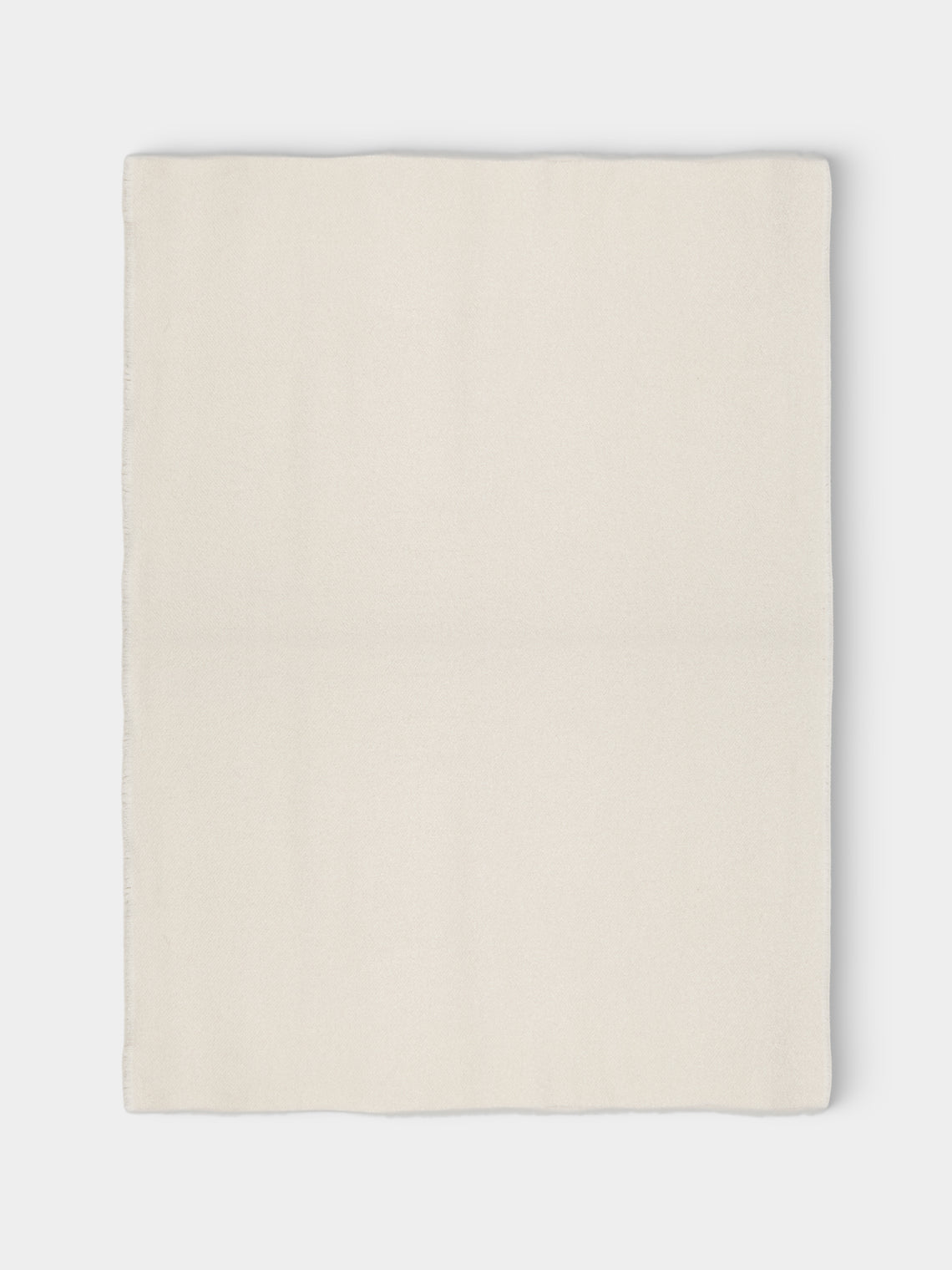 Alonpi - Region Cashmere Throw (82.5in/2.1m) - White - ABASK