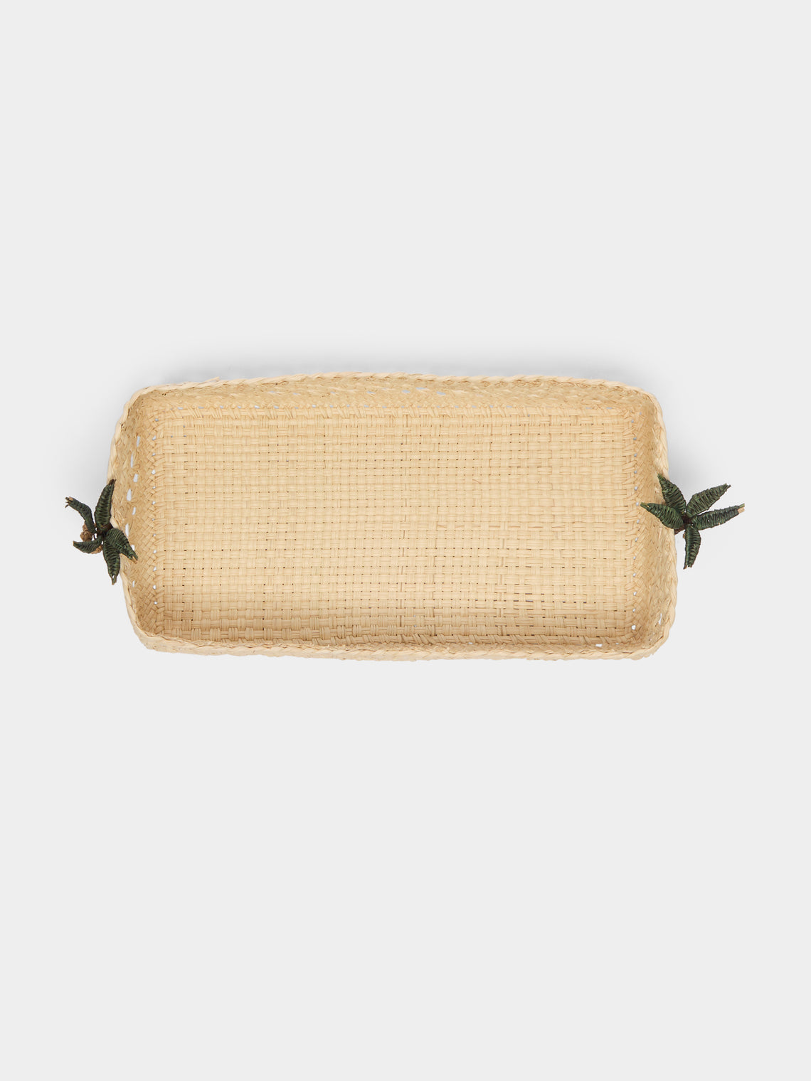 Coro Cora - Palm Tree Handwoven Iraca Palm Bread Baskets (Set of 2) -  - ABASK