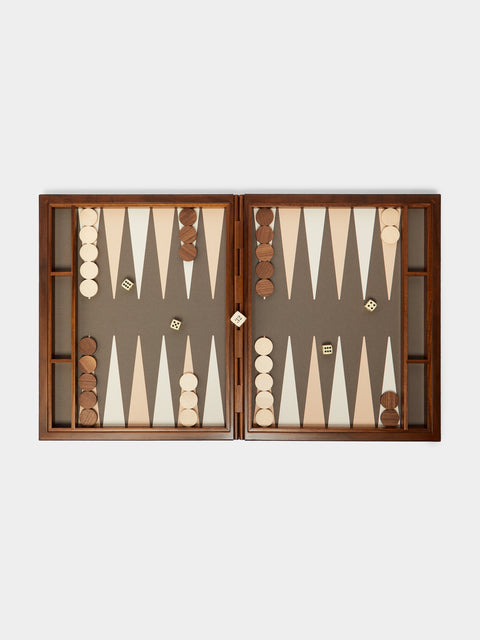 Giobagnara - Leather Backgammon Set -  - ABASK - 