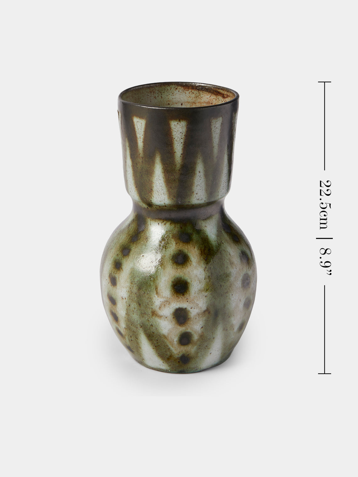 Antique and Vintage - 1950s Robert Picault Ceramic Vase (9in/22.5cm) - Multiple - ABASK