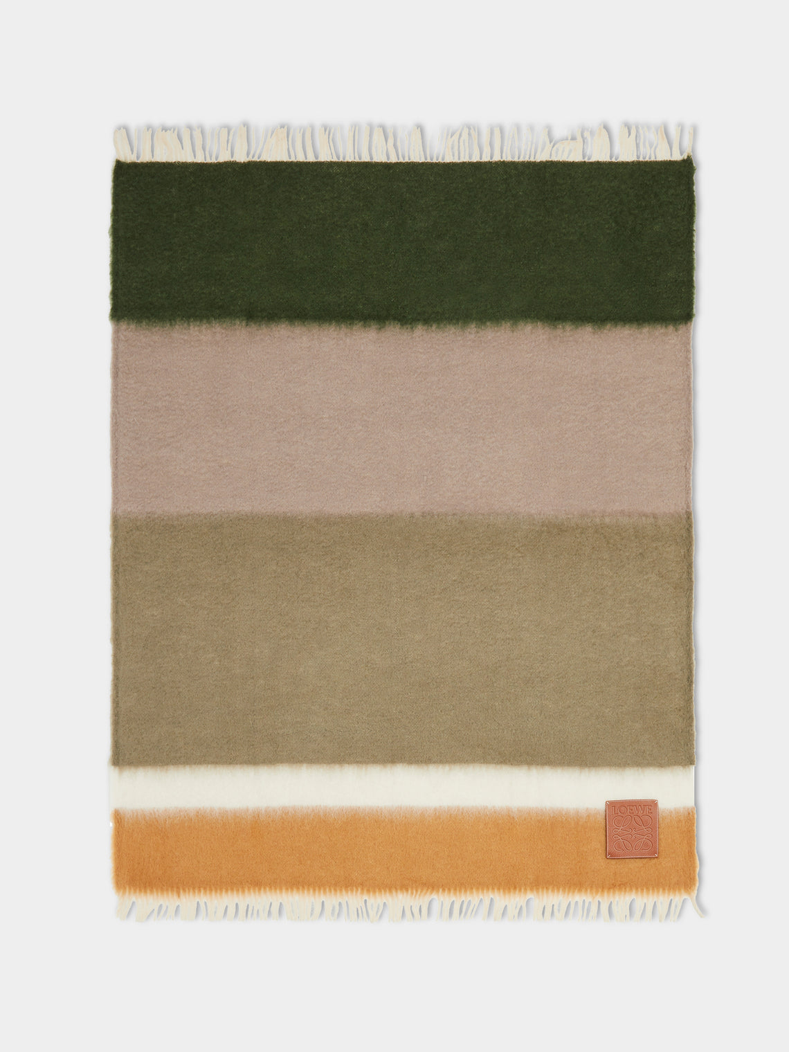 Loewe Home - Mohair Striped Blanket -  - ABASK