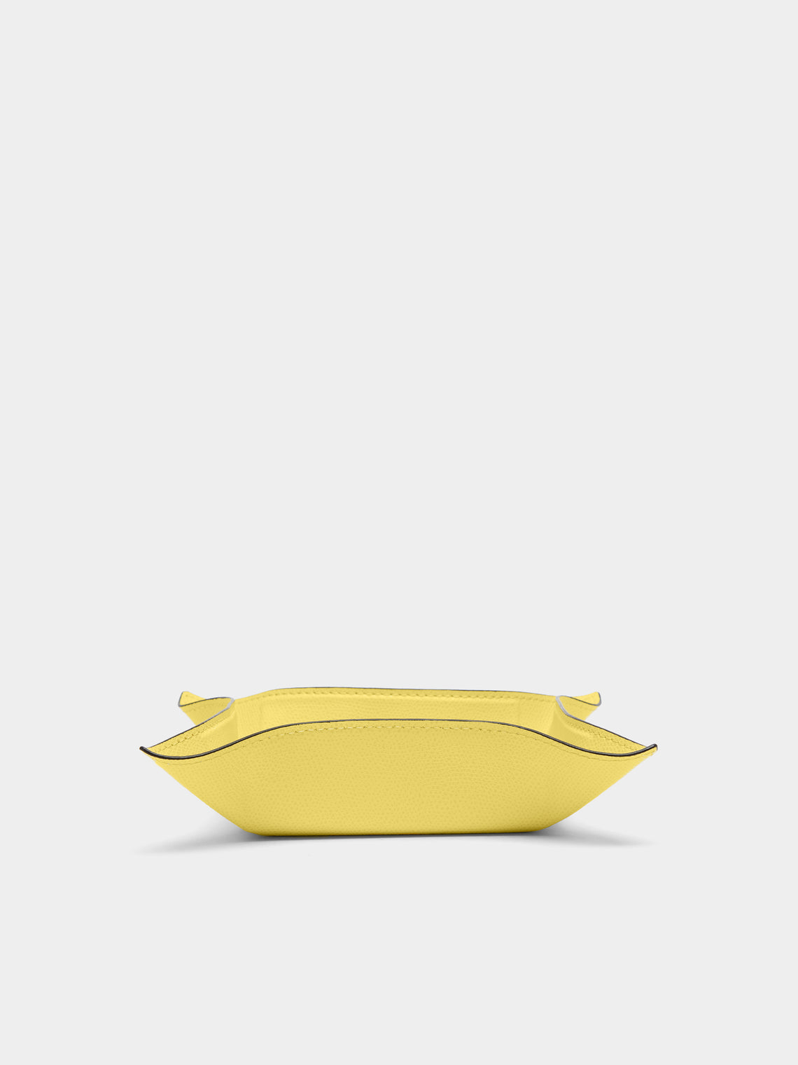 Giobagnara - Jack Leather Square Valet Tray - Yellow - ABASK