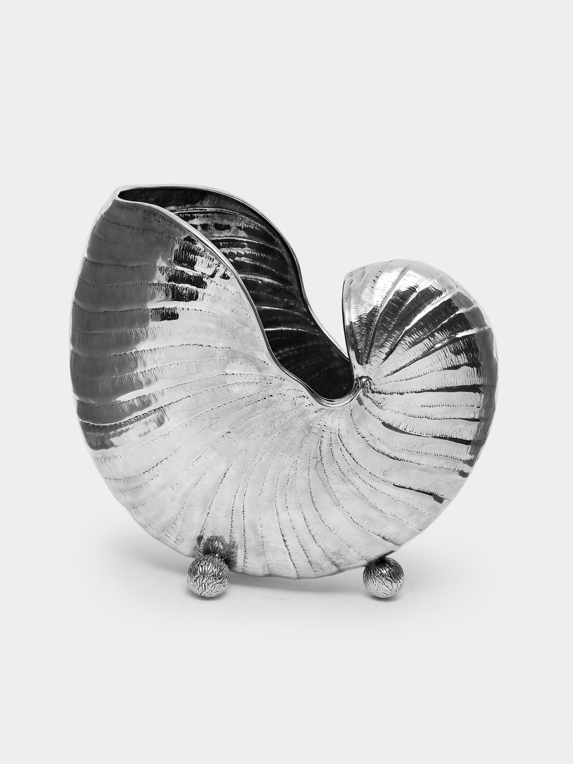 Antique and Vintage - 1950s Shell Solid Silver Bottle Holder -  - ABASK - 
