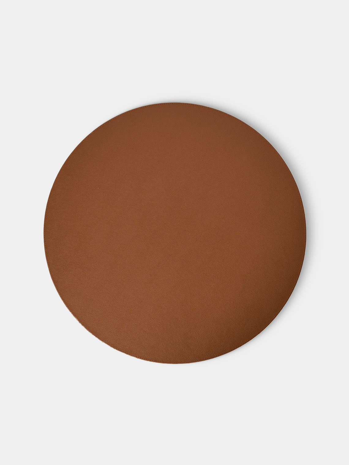 Giobagnara - Jupiter Leather Lazy Susan (20in/50.5cm) - Brown - ABASK
