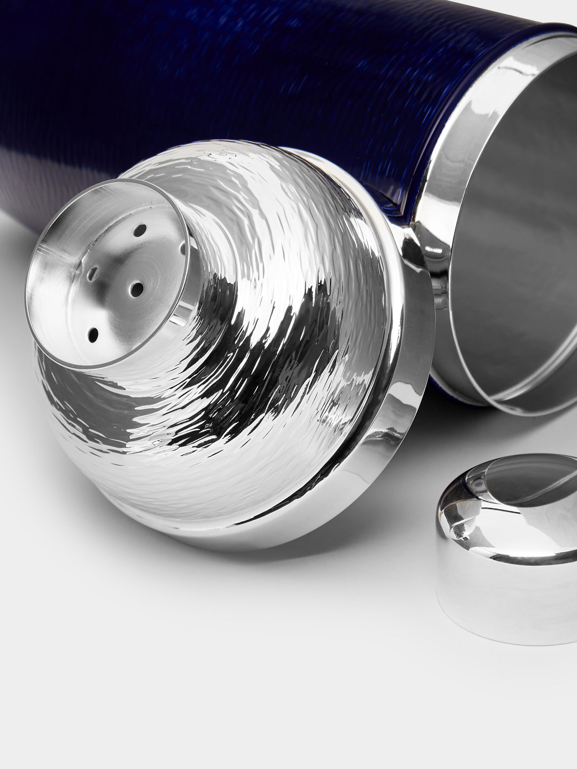 Zanetto - Enamelled Silver-Plated Cocktail Shaker -  - ABASK