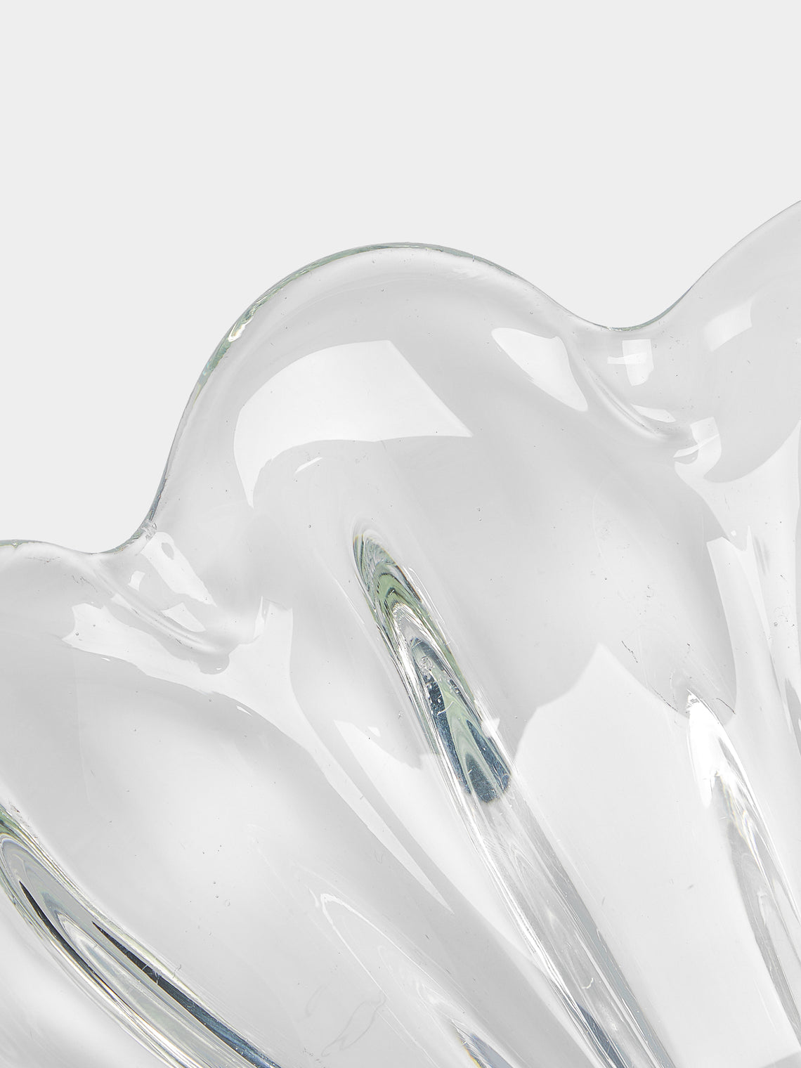 Antique and Vintage - Mid-Century Shell Murano Glass Fruit Bowl -  - ABASK