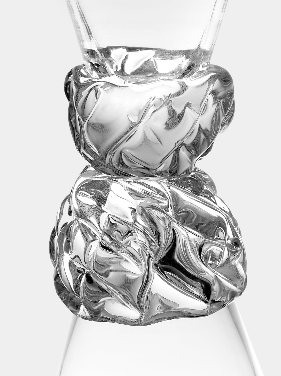 NasonMoretti - Archive Revival 1965 Hand-Blown Murano Glass Tumblers (Set of 2) - Clear - ABASK