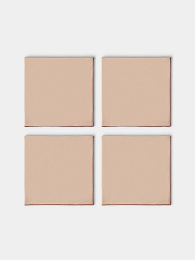 Borgo delle Tovaglie - Filo Linen Extra Large Napkins (Set of 4) - Pink - ABASK - 